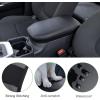 imageJDMCAR Center Console Armrest Cover for 2025 Toyota RAV4 Accessories 2024 2023 2022 2021 2020 2019 Leather Middle Console Lid Cover Pad Protector Elbow Arm Rest Covering CarBlackCoverBlack