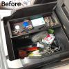 imageJDMCAR Center Console Organizer Compatible with 20152020 F150 and Liner Accessories Compatible with 20152020 F150 Super Crew Red Trim