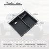 imageJDMCAR Center Console Organizer Compatible with 2024 2025 2026 Toyota Tacoma Accessories Armrest Insert ABS Plastic Coin Holder Secondary Storage Box Black TrimBlackfits 2024 tacoma