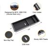imageJDMCAR Center Console Organizer Compatible with Ford F150 Accessories 2024 2023 2022 2021Center Console tray for F150 Interior Accessories Matte Black Full Console wBucket Seats ONLYBlack