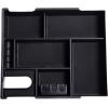 imageJDMCAR Compatible with Toyota Tundra Accessories 20142021 Center Console Organizer Insert ABS Black Materials Tray Armrest Secondary Storage Box  Full Trayblack