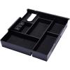 imageJDMCAR Compatible with Toyota Tundra Accessories 20142021 Center Console Organizer Insert ABS Black Materials Tray Armrest Secondary Storage Box  Full Trayblack