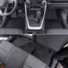 imageJDMCAR Floor Mats Compatible with Toyota RAV4 Accessories 20192025 Include Hybrid Custom Fit Black TPE AllWeather Floor Liners