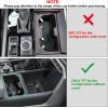 imageJDMCAR Liner Accessories Compatible with 2022 2023 2024 2025 2026 Toyota Tundra Custom NonSlip Anti Dust Cup Holder and Door Pocket Inserts Kit  30 PC SetBlue Trim