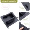 imageJDMCAR OneTouch Hidden Storage Box Compatible with 20162023 Toyota Tacoma Accessories Center Console Organizer Armrest Secret CompartmentBlackFits 2024 Tacoma