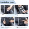 imageJDMCAR OneTouch Hidden Storage Box Compatible with Toyota 4Runner Accessories 20102023 2024 Center Console OrganizerBlack2pcs Organizers