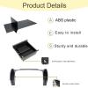 imageJDMCAR Upgrade Gear Shift Organizer Tray Compatible with Toyota 4Runner Accessories 20102022 2023 2024 Car Center Console Shifter Side Tray Storage Box Interior AccessoriesBlack3pcs Organizers