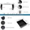 imageJDMCAR Upgrade Gear Shift Organizer Tray Compatible with Toyota 4Runner Accessories 20102022 2023 2024 Car Center Console Shifter Side Tray Storage Box Interior AccessoriesBlack2pcs Organizers