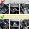 imageJDMCAR Upgrade Gear Shift Organizer Tray Compatible with Toyota 4Runner Accessories 20102022 2023 2024 Car Center Console Shifter Side Tray Storage Box Interior AccessoriesBlack3pcs Organizers