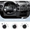 imageUpgrade Control Switch Knob Compatible with Ford F150 Accessories 2004 2005 2006 2007 2008Replaces 3F2Z18519AA Air Conditioning Climate Control Knob Button