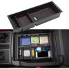 imageJDMCAR Center Console Organizer Compatible with Ford F150 Accessories 2024 2023 2022 2021Center Console tray for F150 Interior Accessories Matte Black Full Console wBucket Seats ONLYRed