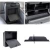 imageJDMCAR OneTouch Hidden Storage Box Compatible with Toyota 4Runner Accessories 20102023 2024 Center Console OrganizerBlack2pcs Organizers