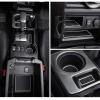 imagePremium Cup Holder Console and Door Pocket Inserts Kit Compatible with Toyota 4Runner Accessories 20102024 2 Row Red Trim27PC SetWhite Trim