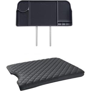 imageJDMCAR Armrest Cover and Front Center Seat Headrest Organizer Compatible with 20152024 Ford F150 Accessories 20172024 F250 F350 F450 with 402040 Jump Seat