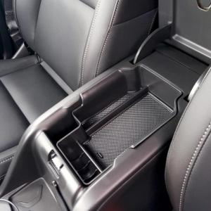 imageJDMCAR Center Console Organizer Compatible with 2023 2024 2025 2026 Chevy ColoradoGMC Canyon Accessories Coin Container Armrest Secondary Storage Box with NonSlip Silicone Mat Black TrimBlack Trim