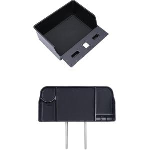 imageJDMCAR Front Center Seat Headrest Organizer and Underseat Storage Organizer Compatible with 20152026 Ford F150 F250 F350 F450 F550 F650 Accessories