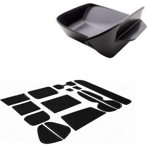 imageJDMCAR Liner Accessories Black Trim and Drivers Drawer Box Compatible with 2025 Toyota RAV4 20192024 and 20212025 RAV4 Prime