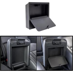 imageJDMCAR OneTouch Hidden Storage Box Compatible with Toyota 4Runner Accessories 20102023 2024 Center Console OrganizerBlackFits 2025 4runner
