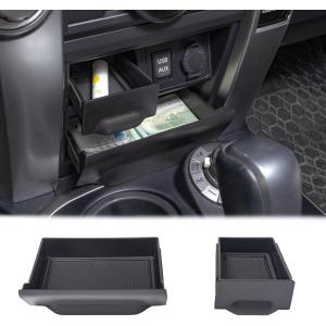 imageJDMCAR Storage Drawer Compatible with Toyota 4Runner Accessories 20142022 2023 2024 Center Console Organizer Storage Cubby Box Interior Accessories
