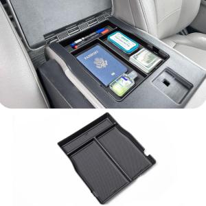 imageJDMCAR Upgrade Front Center Seat Headrest Organizer Compatible with 20112024 2025 Ford F150 F250 F350 F450 F550 F650 Accessories Coin Container Storage Box with NonSlip Silicone MatJump Seat OnlyFits 2015 F150Seat Organizer