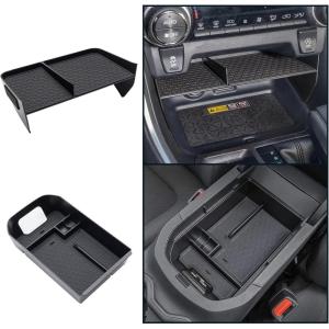 imageJDMCAR Upgraded Center Console Organizer Compatible with Toyota RAV4 2025 2024 2023 2022 2021 2020 2019 Interior Accessories Gear Shift Storage Tray Secondary Box Insert Divider  2pcs