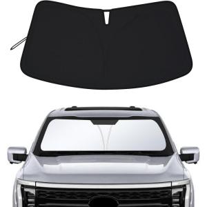 imageWindshield Sun Shade Compatible with 20152020 Ford F150 AccessoriesFoldable Front Sun VisorF150 SunshadeFits LariatKing RanchPlatinumXLXLTLimited and Raptor ModelBlackSilverFits 2021 F150
