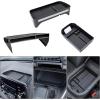 imageJDMCAR 3PCS Center Console Organizer Tray and Upgrade Front Windshield Sun Shade Compatible with Toyota RAV4 Accessories 20192024