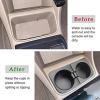imageJDMCAR Car Cup Holder Inserts Replacement for Toyota Tacoma 2005 to 2015 Durable Cup Holder Inserts Drink Holder Accessories 66991040126699204012 BlackBasic Black