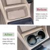 imageJDMCAR Center Console Cover and Cup Holder Inserts Compatible with 20052015 Toyota Tacoma Accessories