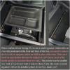 imageJDMCAR Center Console Organizer Full TrayRed Trim and Liner Accessories Bucket SeatRed Trim Compatible with Toyota Tundra 20142021