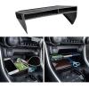 imageJDMCAR Center Console Organizer Tray and Rubber Liners Red Trim Compatible with 2019 RAV4
