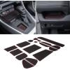 imageJDMCAR Center Console Organizer and Premium Rubber Inserts Compatible with RAV4 2022 2021 2020 2019