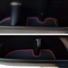 imageJDMCAR Center Console Tray and Custom Liner Accessories 2 Rows of SeatsRed Trim Compatible with Toyota 4Runner 20102021 2022 2023