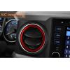 imageJDMCAR Compatible with Toyota Tacoma Accessories 20162022 2023 Premium Aluminum Alloy AC Vent Ring Outer Trim Decoration Covers fit 20162023 Tacoma AC Outlet Vent 4 pcs Set Redred