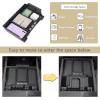 imageJDMCAR Compatible with Toyota Tundra Accessories 20072021 Center Console OrganizerArmrest Box Secondary Storage Tray Full Console wBucket Seats ONLYBlack2022