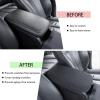 imageJDMCAR Custom Liner Accessories Black Trim and Center Console Cover Compatible with 20152022 Chevy ColoradoGMC Canyon