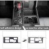 imageJDMCAR Liner Accessories Black Trim and Central Control Gear Shift Panel Trim Cover Compatible with 2022 2023 2024 Toyota Tundra