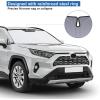 imageJDMCAR Liner Accessories Black Trim and Upgrade Front Windshield Sun Shade Compatible with Toyota RAV4 Accessories 20192024