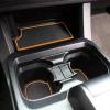 imageJDMCAR Liner Accessories Orange Trim and Gas Cap Holder Compatible with Toyota Tacoma Accessories 20162023