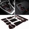 imageJDMCAR Liner Accessories Red Trim and Rear Cargo Storage Baffle Compatible with Toyota RAV4 20192024 2025