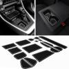imageJDMCAR Liner Accessories White Trim15 PC Set and Center Console Cushion Compatible with RAV4 Accessories 20192022