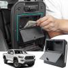 imageJDMCAR OneTouch Hidden Storage Box and Premium Cup Holder Console and Door Pocket Inserts Kit Double Cab Black Trim Compatible with 20162023 Toyota Tacoma Accessories