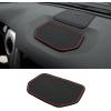 imageJDMCAR Upgraded Dashboard Mat Red Trim and Antenna Base Compatible with 2021 20202014 Toyota Tundra Accessories