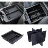 imageJDMCAR 2PCS Center Console Insert Set Compatible with Toyota Tacoma 2023 20222016 Console Armrest Box Insert Tray and Center Console Organizer Divider for Tacoma Accessories