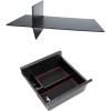 imageJDMCAR Center Console Divider and Tray Organizer Red Trim Compatible with Toyota 4Runner 20102023