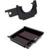 imageJDMCAR Center Console Organizer Red Trim and Gas Cap Holder Compatible with Toyota Tacoma Accessories 20162023