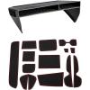 imageJDMCAR Center Console Organizer and Premium Rubber Inserts Compatible with RAV4 2022 2021 2020 2019