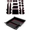 imageJDMCAR Center Console Tray Red Trim and Custom Liner Accessories18 Pcs Red Trim Compatible with Toyota Tacoma 20162021 2022 2023