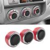 imageJDMCAR Compatible with Toyota Tacoma 20052015 AC Air Conditioning Control Switch Knob Button HVAC Control Knob Tacoma Heater Temperature HVAC Fan Control Knob  A Set of 3 KnobsRed