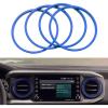 imageJDMCAR Compatible with Toyota Tacoma Accessories 20162022 2023 Premium Aluminum Alloy AC Vent Ring Outer Trim Decoration Covers fit 20162023 Tacoma AC Outlet Vent 4 pcs Set Redblue
